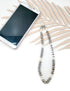 Personalized Sparkling Crystal Beads Cell Phone Strap and Wrist Lanyard